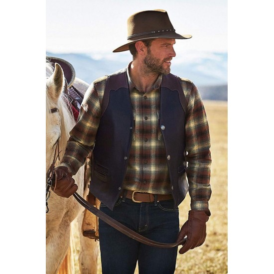 Men’s Vintage Blue Leather Vest | Sleeveless Biker Style Jacket Men’s Vintage Blue Leather Vest | Sleeveless Biker Style Jacket